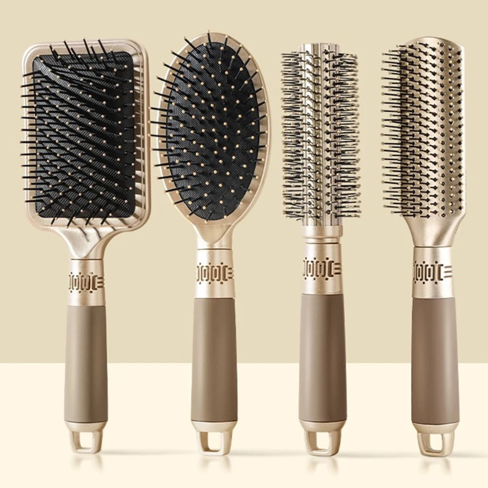 CALIYI Hair Massage Air Cushion Comb Brush Scalp Hairbrush Detangle Anti Static Salon SPA Hairdressing Styling Tool Oval Round dylinoshop