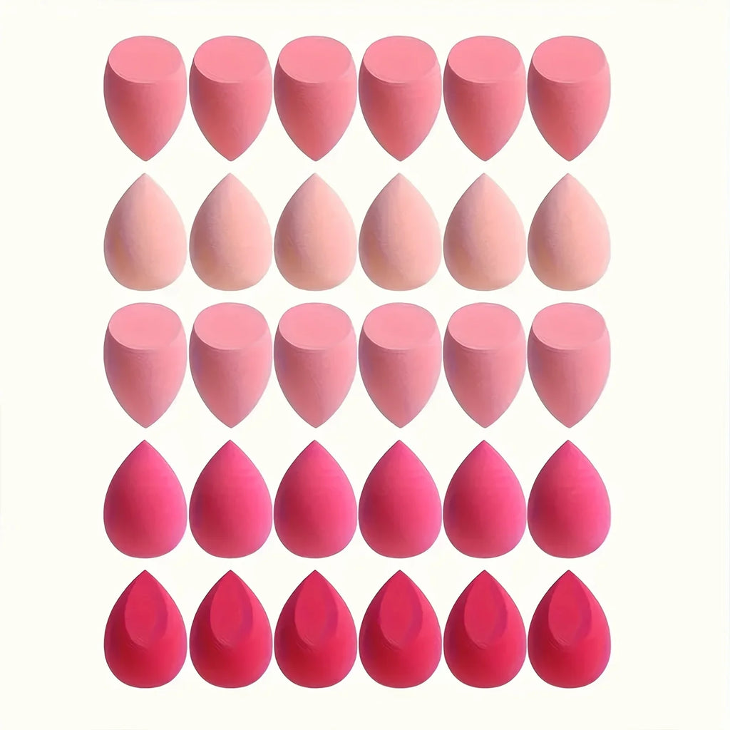 Rainbow Makeup Sponge Set 5-10PCS - Vegan Dual Use Blender for Liquid & Powder | Hypoallergenic Travel Essentials Fragrance-Free