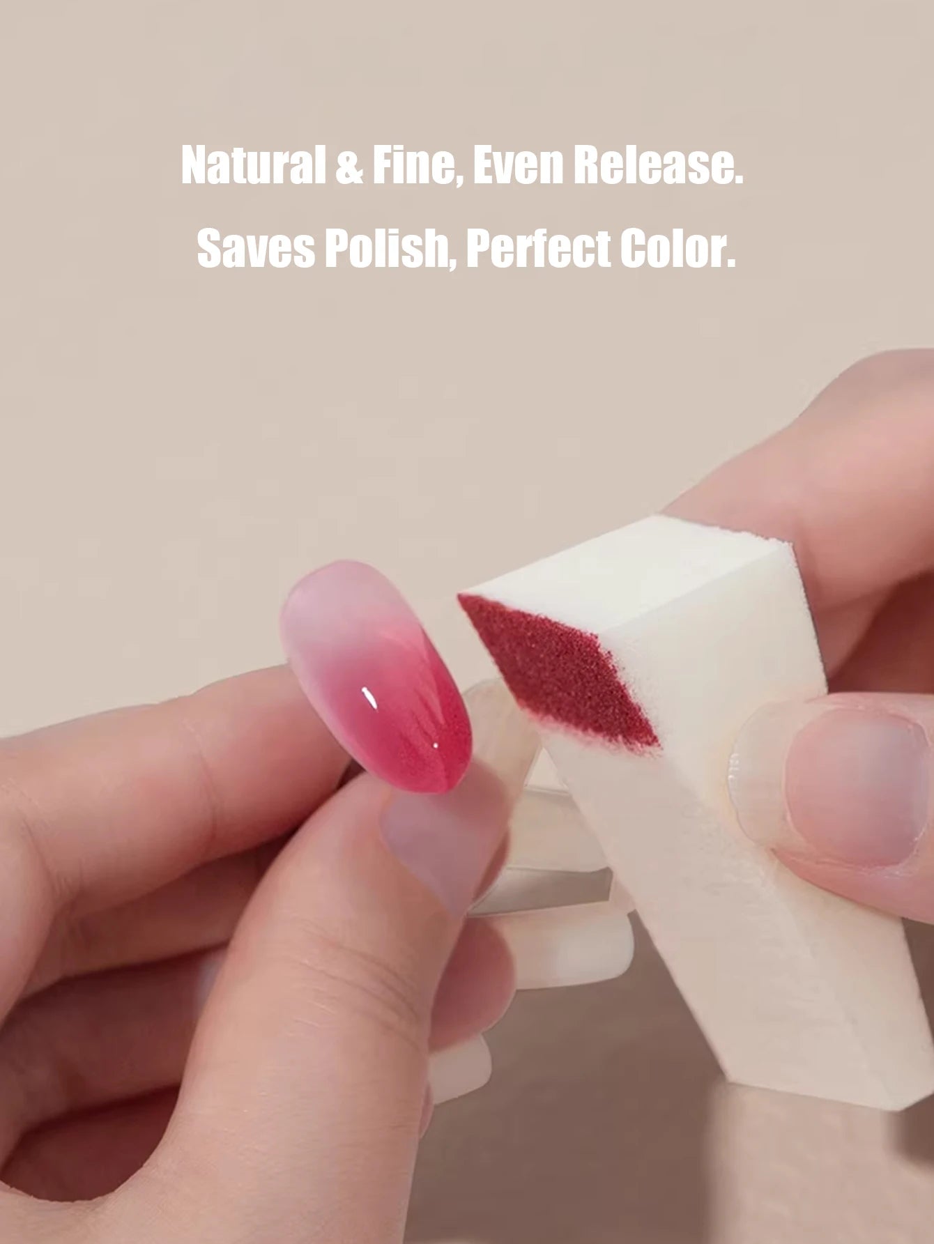20/50Pcs High Density Nail Gradient Sponge Set White Triangle Press Gel Makeup Sponge Kit for Professional Nail Art DIY Blending