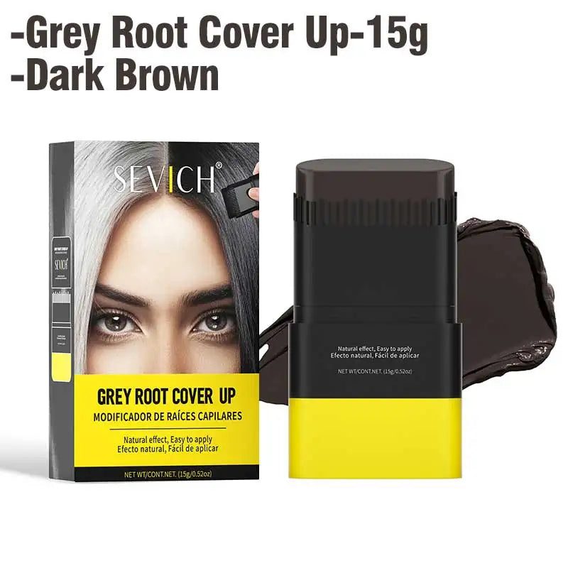 Hair Color Stick For Men & Women Quickly Covers Gray White Hair Concealer Waterproof Hairline Instant Covering Hair Dye Stick dylinoshop