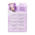 5 Pairs 4-8mm Antique Cartoon Lower False Eyelashes Wispy Cluster Natural Daily Eyelash Extensions For Beauty Eye Cosplay Makeup