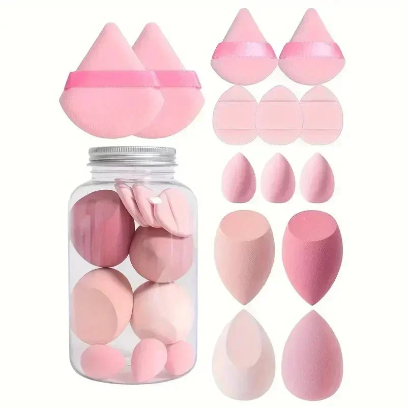 Makeup Sponge Puff Set – 12 or 14-Piece Foundation Blender dylinoshop