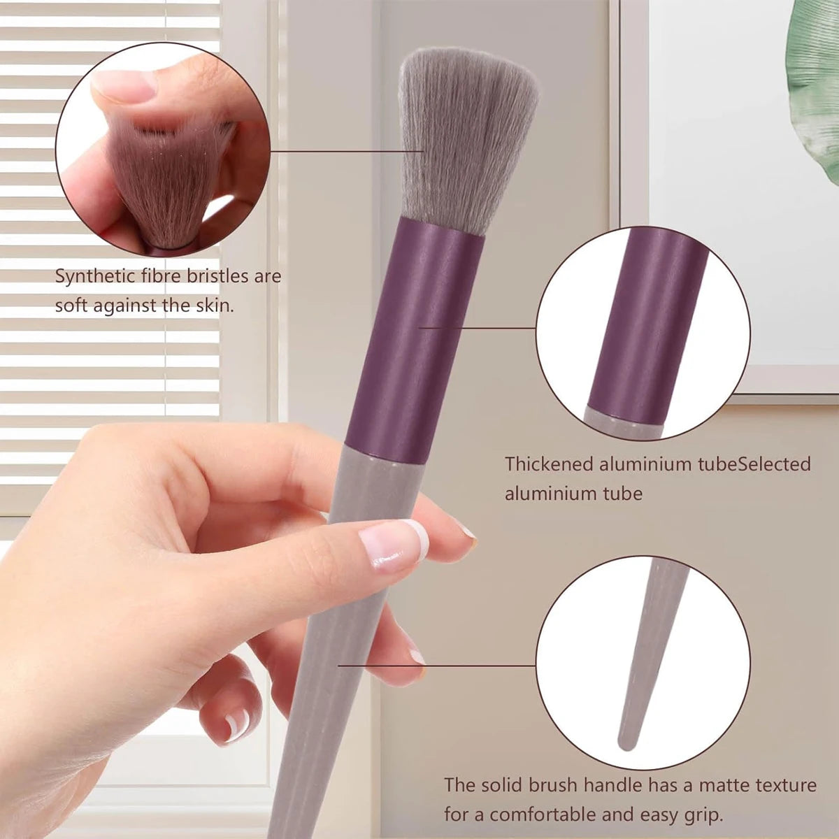 13pcs Makeup Brush Set Storage Bag Makeup Set Eye Shadow Brush Soft Makeup Brush Eye Cheek Brush Set