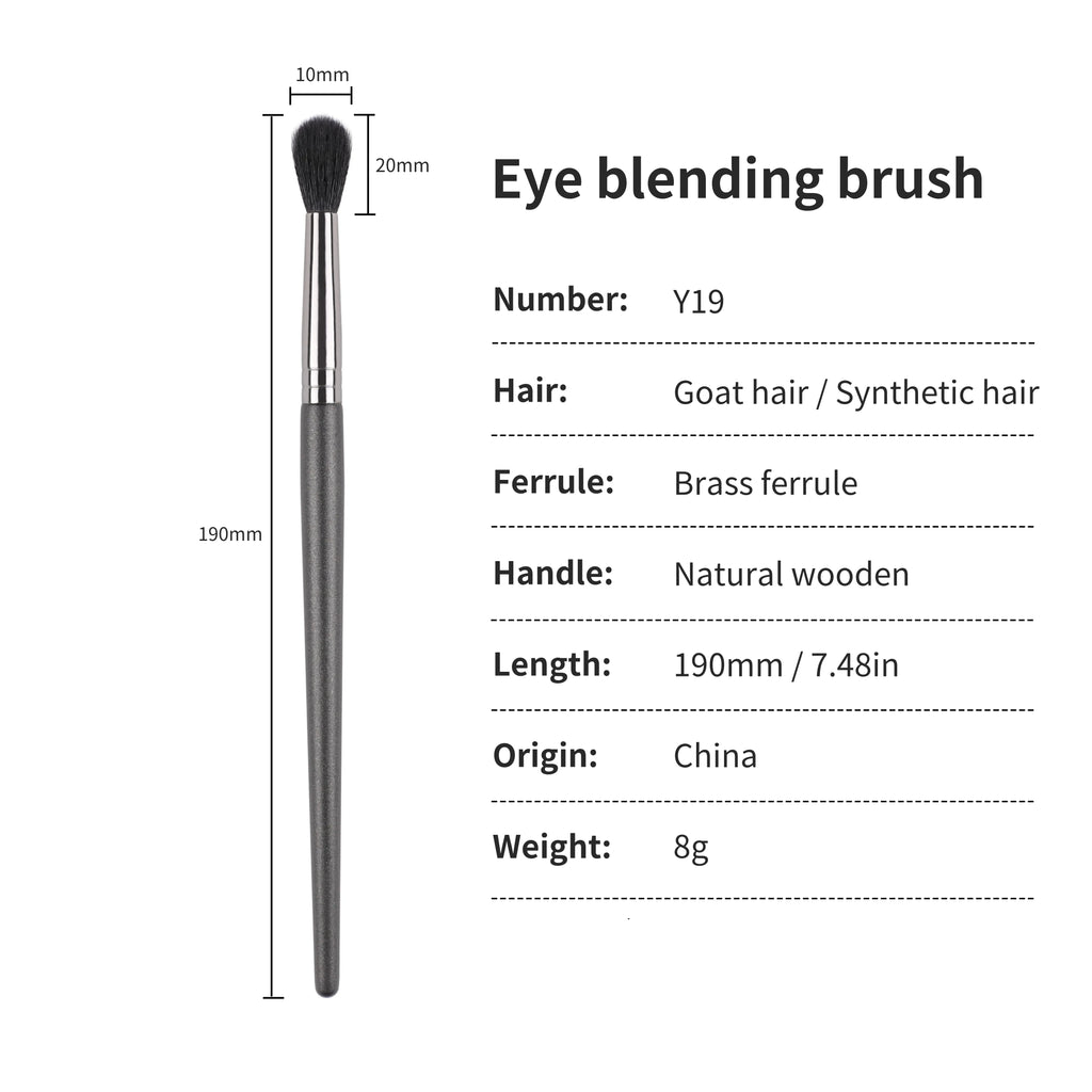 Eyeshadow Blending Brush Makeup Natural Goat Hair Smudge Eye Shadow Brush Professional Eyes Make Up Tools