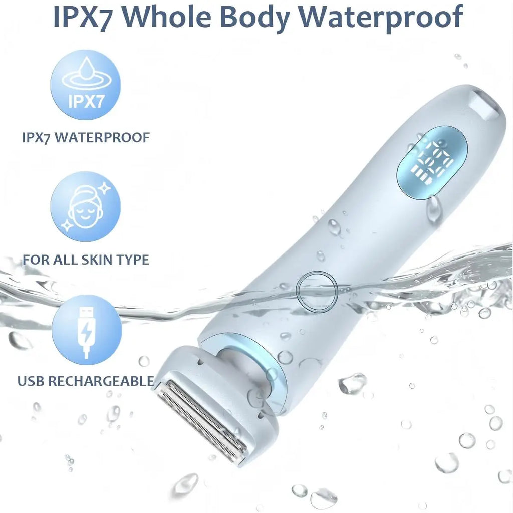 2-in-1 Rechargeable Epilator & Shaver for Women – Body Hair Removal