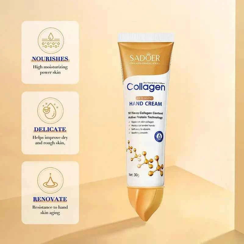 SADOER Collagen Hand Cream – Moisturizing & Firming