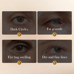 SADOER Snake Venom Peptide Caffeine Anti Wrinkle Massage Eye Cream Anti Dark Circles Anti-Aging Moisturizing Eyes Skin Care