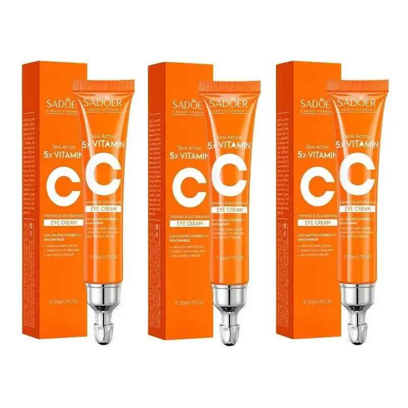 SADOER Vitamin C Eye Cream - Brightening & Firming for Dark Circles