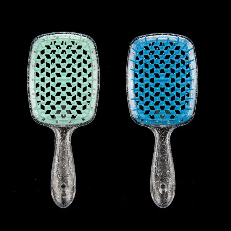 2pc Hair Comb Set Anti Static Scalp Massage Wet Dry Comb Demelante Brush Расчески Hair Styling Comb Salon Barber Brushes Kit dylinoshop