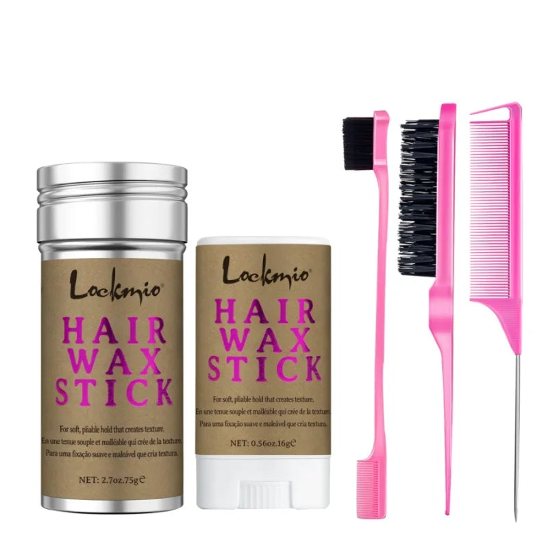 LOCKMIO Women Hair Wax Stick for Wigs Anti-frizz Flyaways Control Styling Wax Long-lasting Smooth Broken Back Hair Pomade Cream dylinoshop