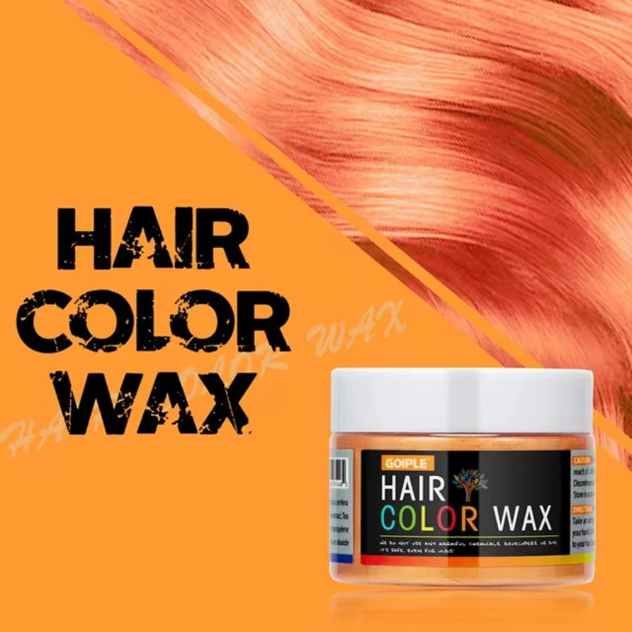 Valentine's Day DIY Hair Dyed Mud Hair Colour Wax Easy To Wash Coloring Cream One-time Hairs Beard and Eyebrows Colour Products dylinoshop