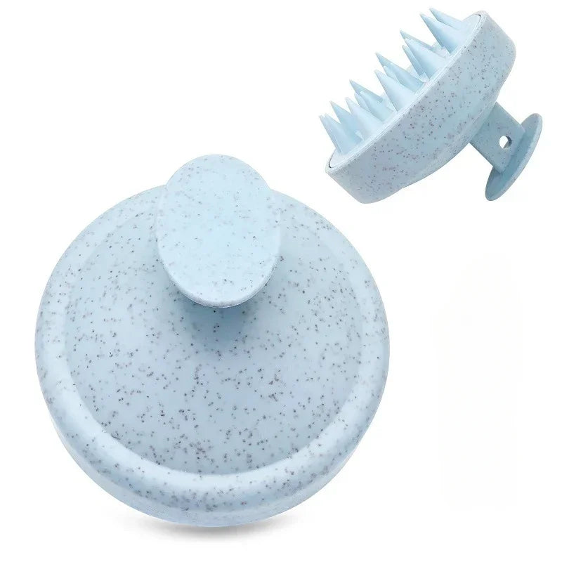 Silicone Shampoo Brush Head Scalp Massage Comb Clean The Scalp Thoroughly Body Massage Brush Bath Brush Salon Hairdressing Tool dylinoshop