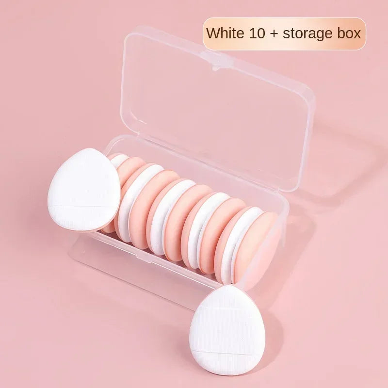 dawndesslo 10-Piece Mini Finger Powder Puff Sponge Set dylinoshop