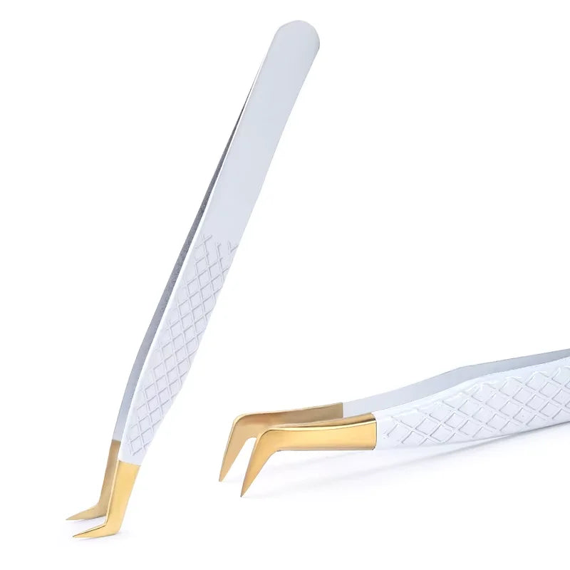 HMQ Beauty Anti-Static Stainless Steel Precision Tweezers dylinoshop