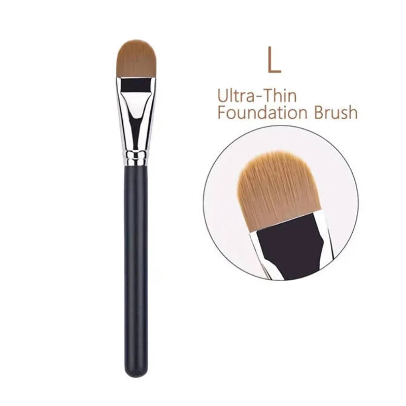 Flat Round Ultra-Thin Foundation & Concealer Brush dylinoshop