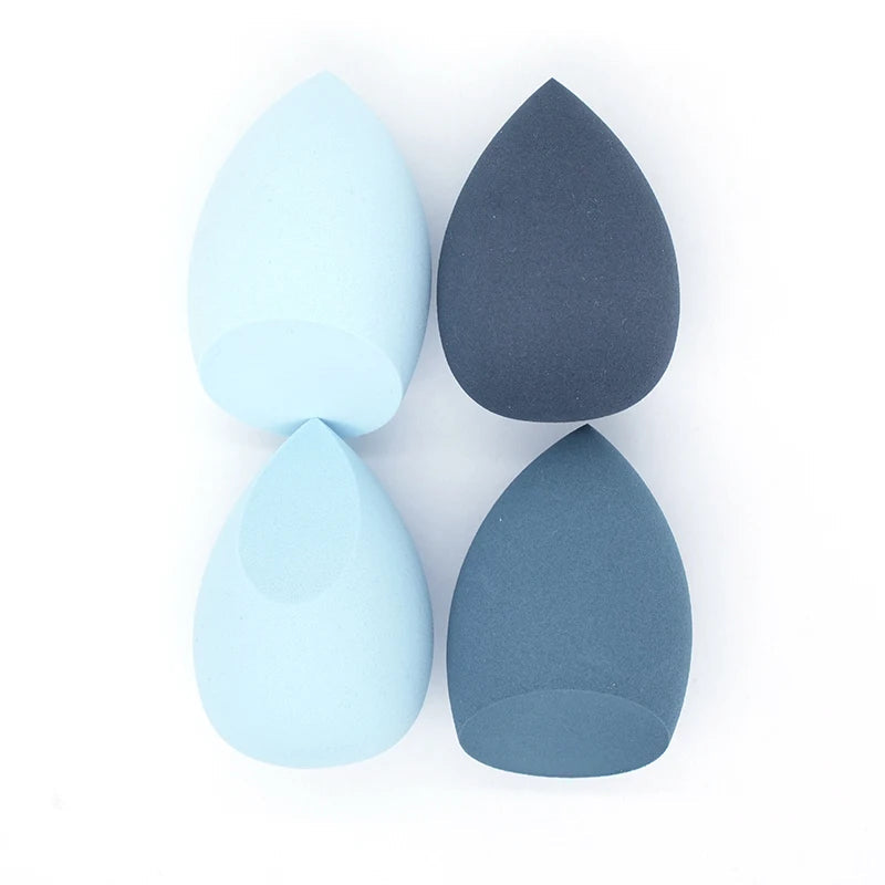 Makeup Sponge Set – 4-Piece Dry & Wet Foundation Powder Puffs, Bevel-Cut Beauty Blender dylinoshop
