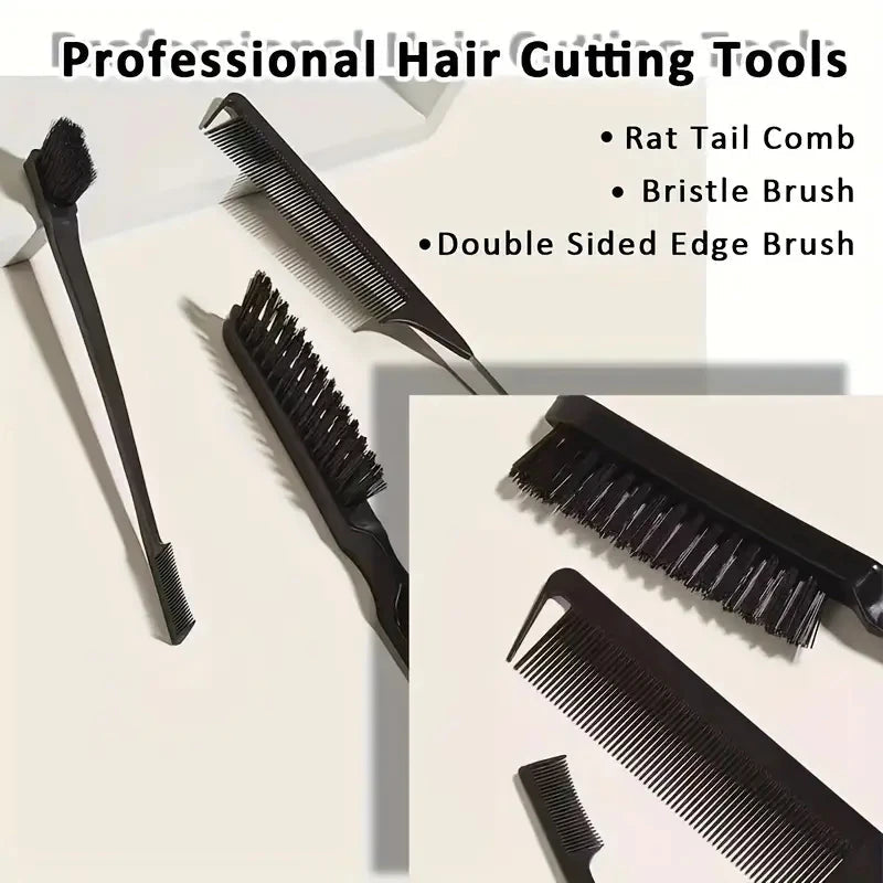 Bristle Slick Back Hair Brush for Sleek Ponytail Bun & Smoothing Baby Hairs, Flyaways, Edge Control - Backcombing & Teasing dylinoshop