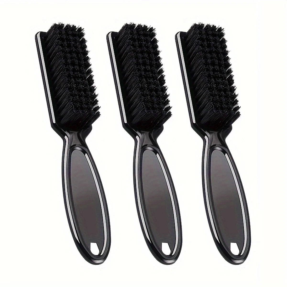 Barber Neck Duster Brush Sets Plastic Handle Hairdressing Soft Hair Cleaning Brush Head Shape Carving Cleaning Brush dylinoshop
