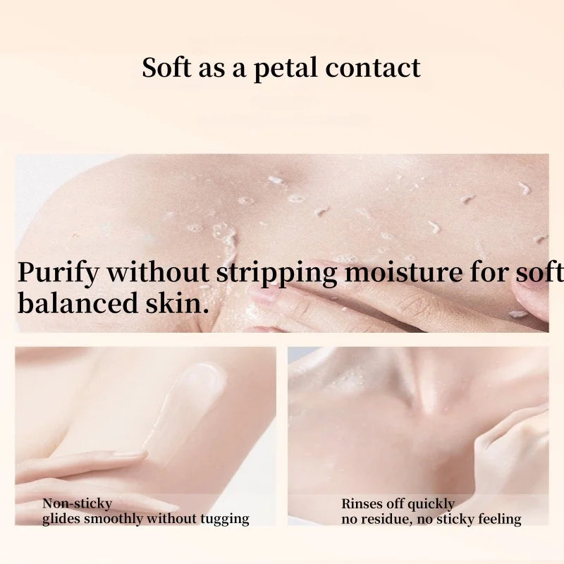 350g Rose Scrub, Rich in Walnut Shell Powder, Rose Extract and Other Skin Care Ingredients, with Gentle and Fine Exfoliating Particles That Deeply Cleanse the Skin, Remove Impurities, Physically Exfoliate, and Leave Skin Feel