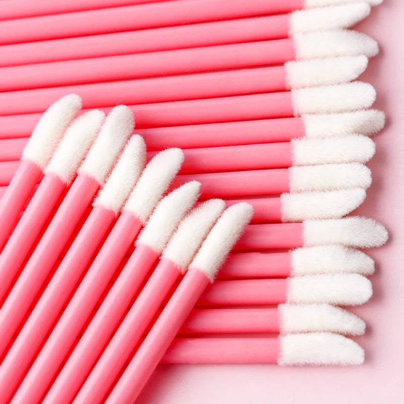 50/1000pcs Lip Gloss Applicator Wand Wholesale Lip Brushes Applicators Eyelashes Brush Lipstick Brush Makeup Beauty Supplie Tool