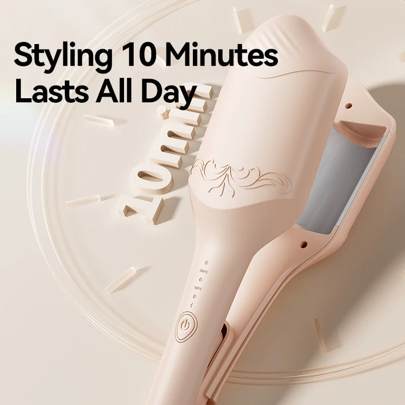Electric Hair Curler 40mm Large Wave Styling Ceramic Hair Long Lasting Curling Iron Styling Tool Curling Wand Hair Waver dylinoshop