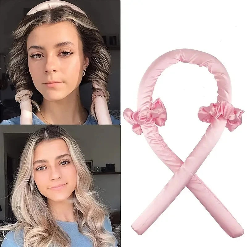 Hair Curling Rod Headband No Heat Hair Curlers Rollers Ribbon DIY For Hair Styling Tool Sleeping Soft Curl Bar Wave Formers dylinoshop