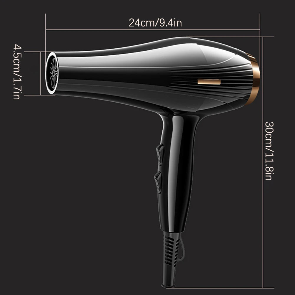 Hot & Cold Hair Dryer with Styling Attachment Set (6 or 7 Pieces)