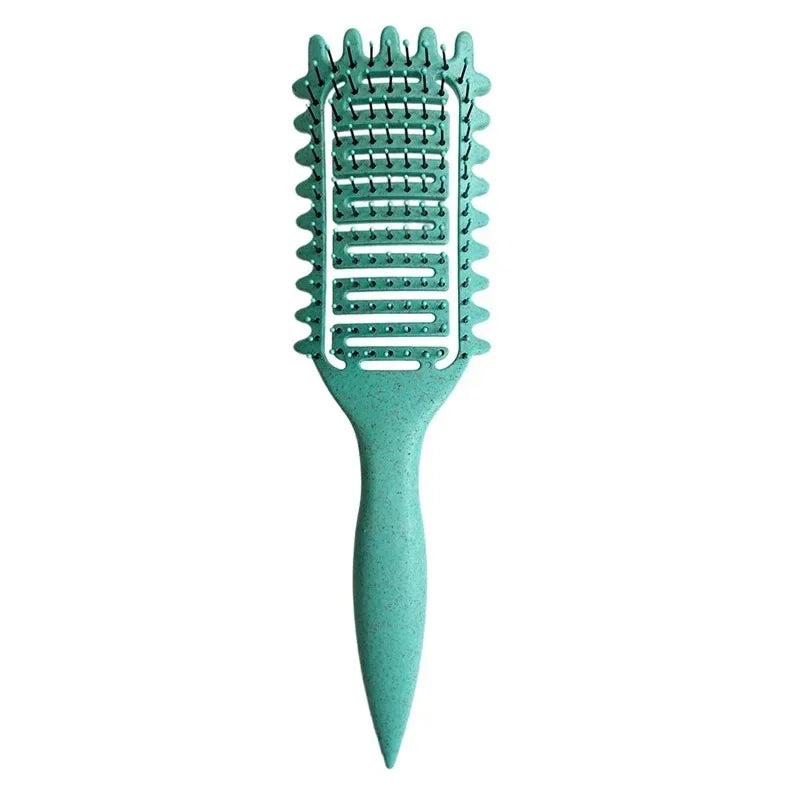 Curl Define Styling Brush Hollow Out Detangling Hair Brush Tangled Wet Curly Hair Comb Shaping Curls Barber Hairdressing Tools dylinoshop