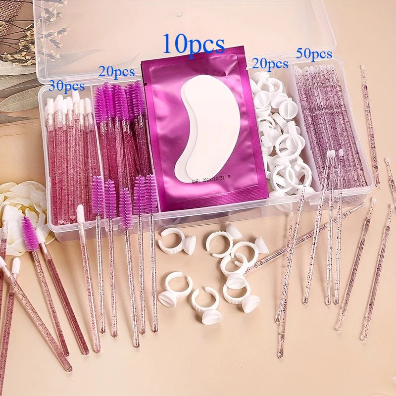 Eyelash Extension Tool Organizer – 5-Grid Storage Box with Cover dylinoshop