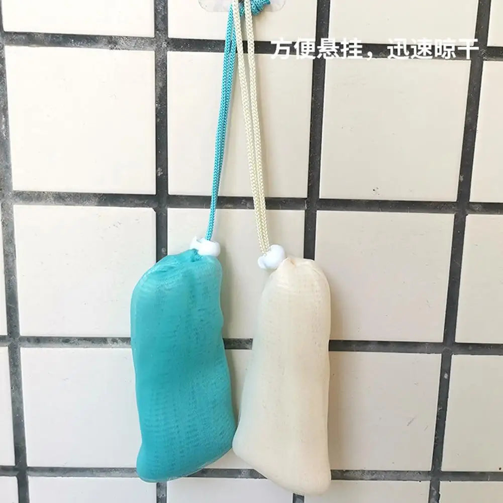 Soap Mesh Pouch Bags For Cleansing Foaming For Handmade Soap Body Wash And Facial Cleansers Soft And Efficient Exfoliation