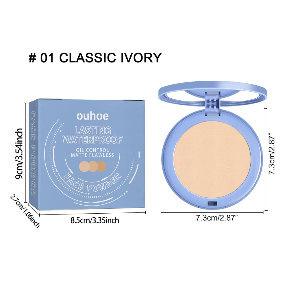 Matte Face Setting Powder Oil Control Waterproof Pore Blurring Makeup Finish  Full Coverage Loose Powder for Oily Skin