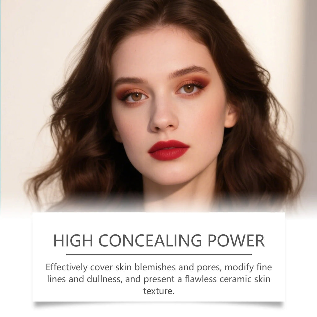 2-in-1 Color-Changing Foundation Stick Moisturizing Skin Brightening Lightweight Changing Color Foundation Full Coverage Makeup