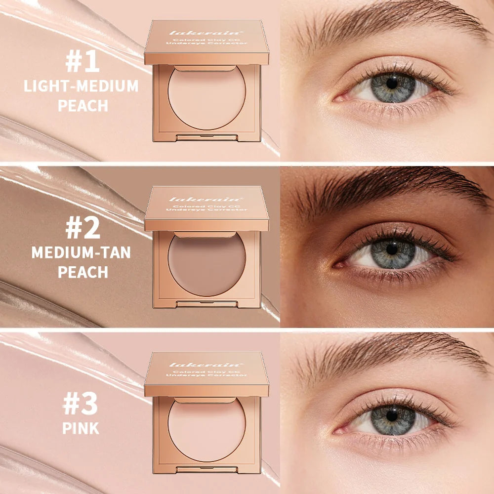 Full Coverage Color Corrector Concealer with Puff - Waterproof, Long-Lasting dylinoshop