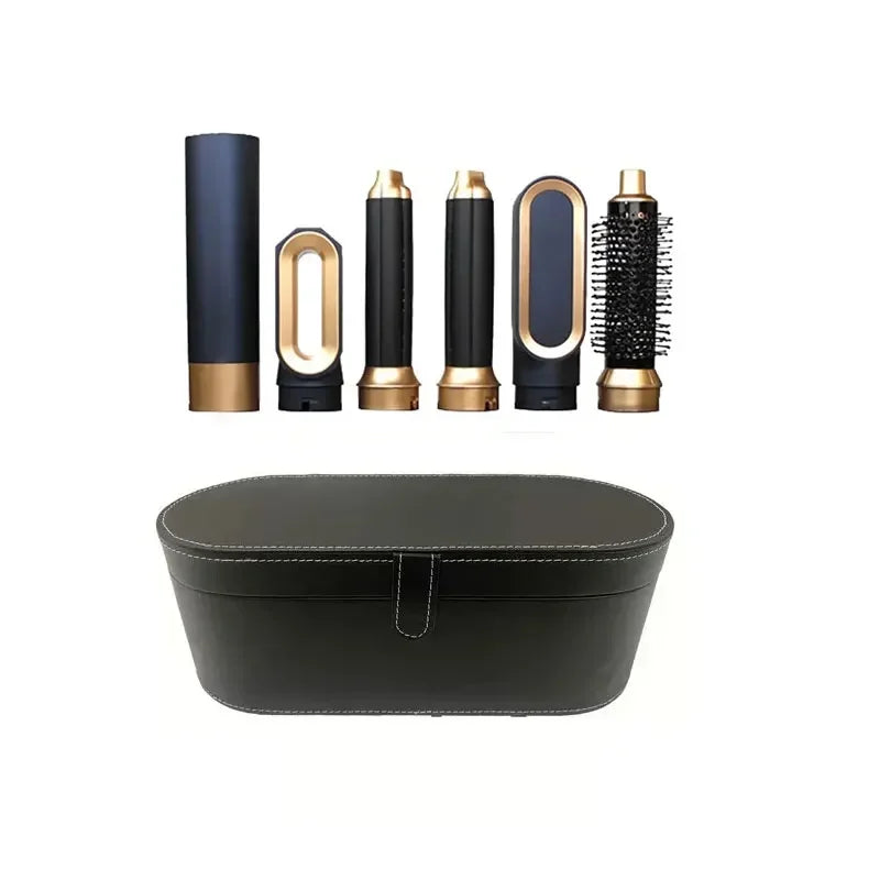5-in-1 Hot Air Styling Brush – Dryer, Curler, Straightener & Comb