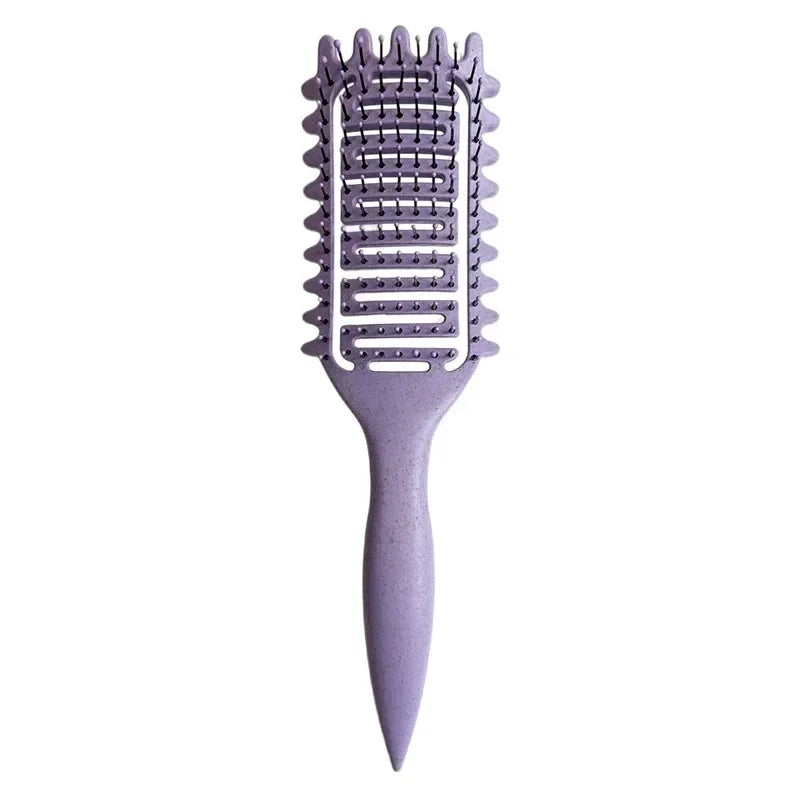Curl Define Styling Brush Hollow Out Detangling Hair Brush Tangled Wet Curly Hair Comb Shaping Curls Barber Hairdressing Tools dylinoshop