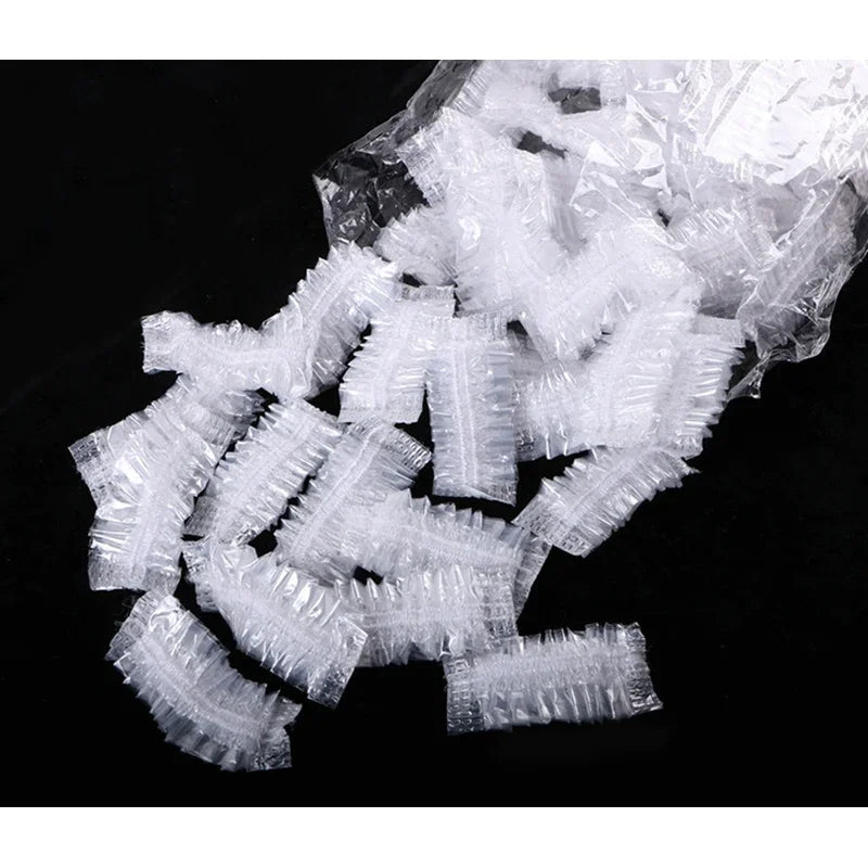 100/200PCS disposable earmuffs ear piercing bathing shampooing, preventing water ingress, ear protection, hair dyeing earmuffs