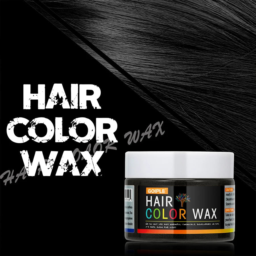 Valentine's Day DIY Hair Dyed Mud Hair Colour Wax Easy To Wash Coloring Cream One-time Hairs Beard and Eyebrows Colour Products dylinoshop