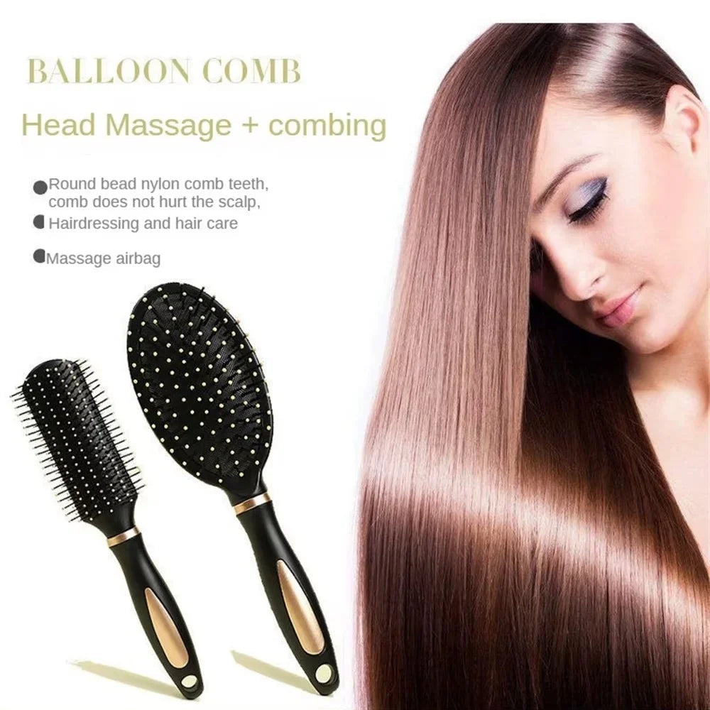Air Cushion Hairbrush Scalp Massage Comb Soft Nylon Bristle Anti-static Detangler Brush For Wet Dry Straight Curly Hair Salon dylinoshop