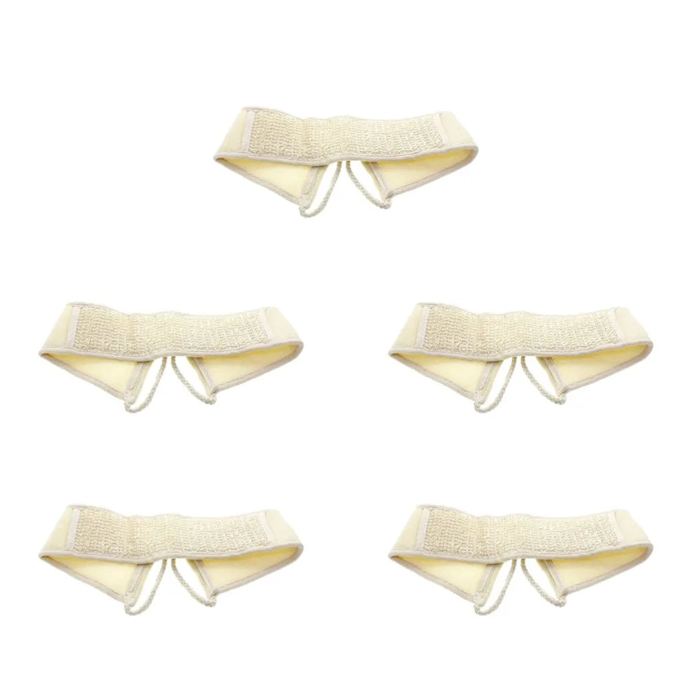 1/3/5Pcs Loofah Exfoliating Body Scrubber Unisex Washcloth for Dead Skin Removal Long Bath Strap Back Strap Body Care Scrubber