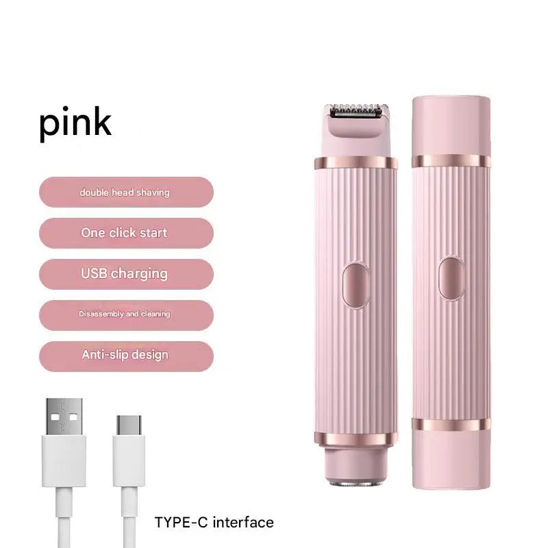 2-in-1 Electric Hair Trimmer & Shaver for Women
