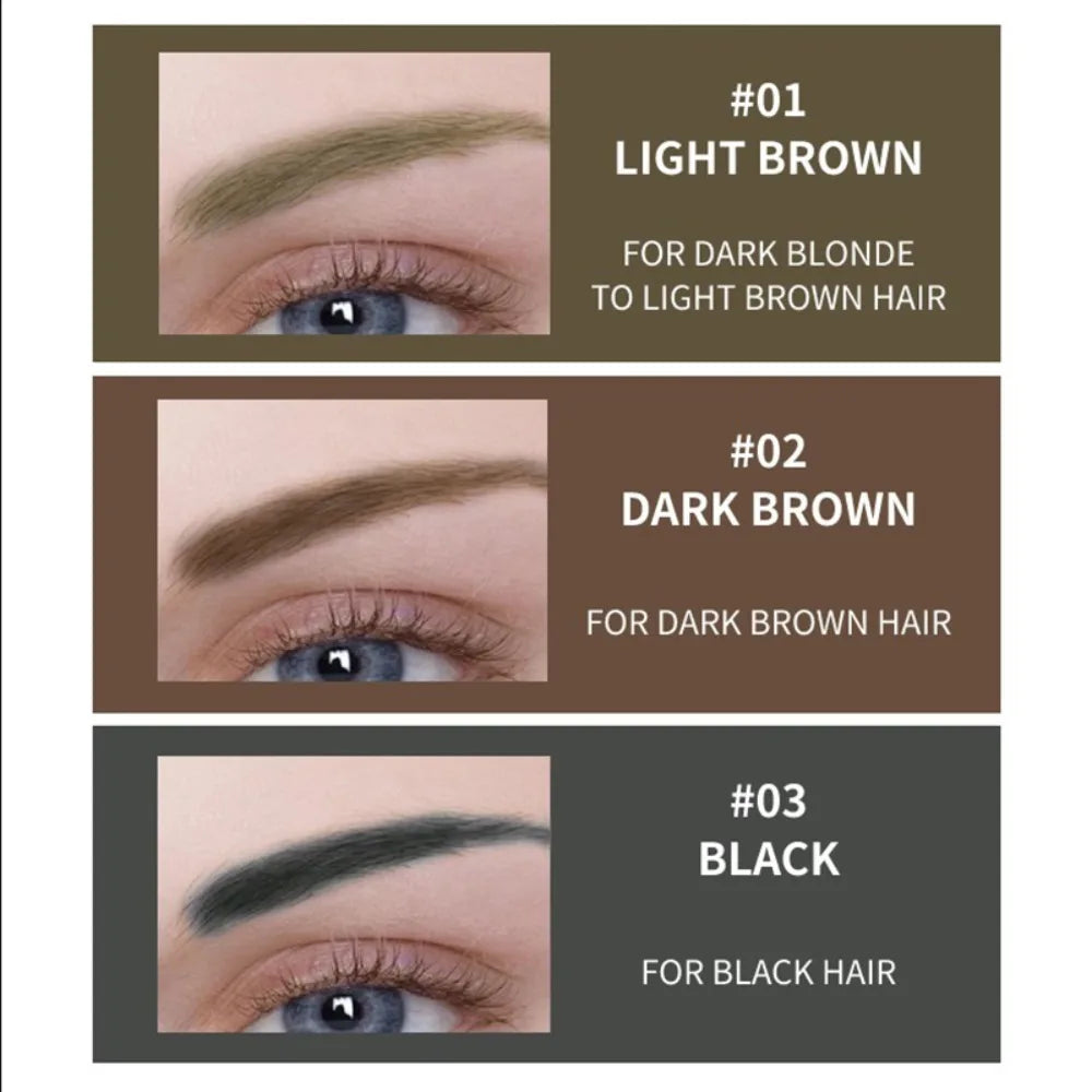 1/3pc Tattoo Peel Off Eyebrow Gel Tint, Semi Permanent Brow Tint, Waterproof, Transfer-proof,For Fuller & Defined Brows, Makeup