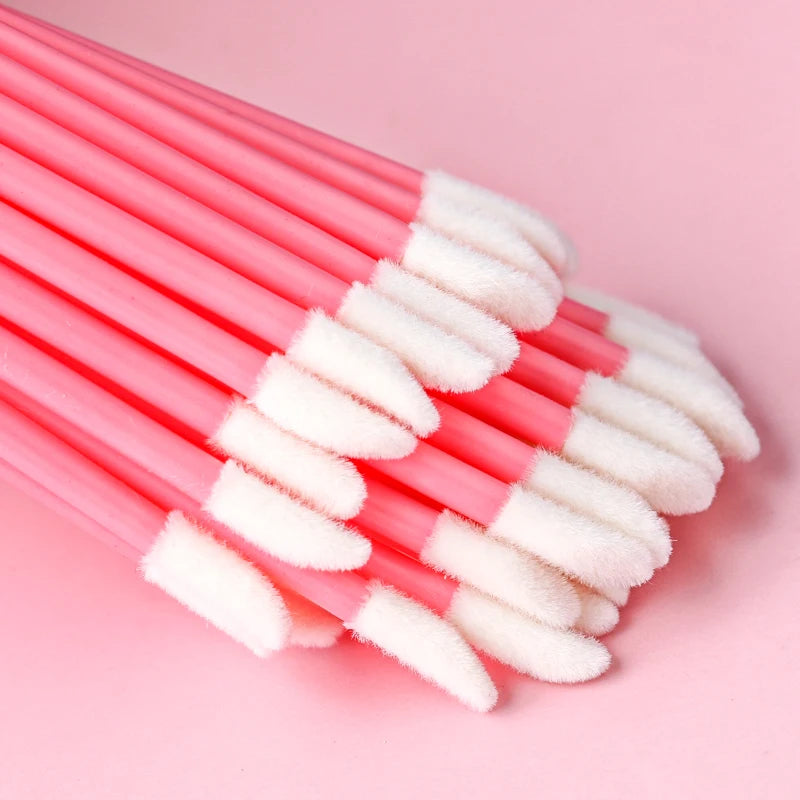50/1000pcs Lip Gloss Applicator Wand Wholesale Lip Brushes Applicators Eyelashes Brush Lipstick Brush Makeup Beauty Supplie Tool
