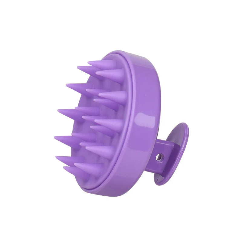 Silicone Shampoo Brush Head Scalp Massage Comb Clean The Scalp Thoroughly Body Massage Brush Bath Brush Salon Hairdressing Tool dylinoshop