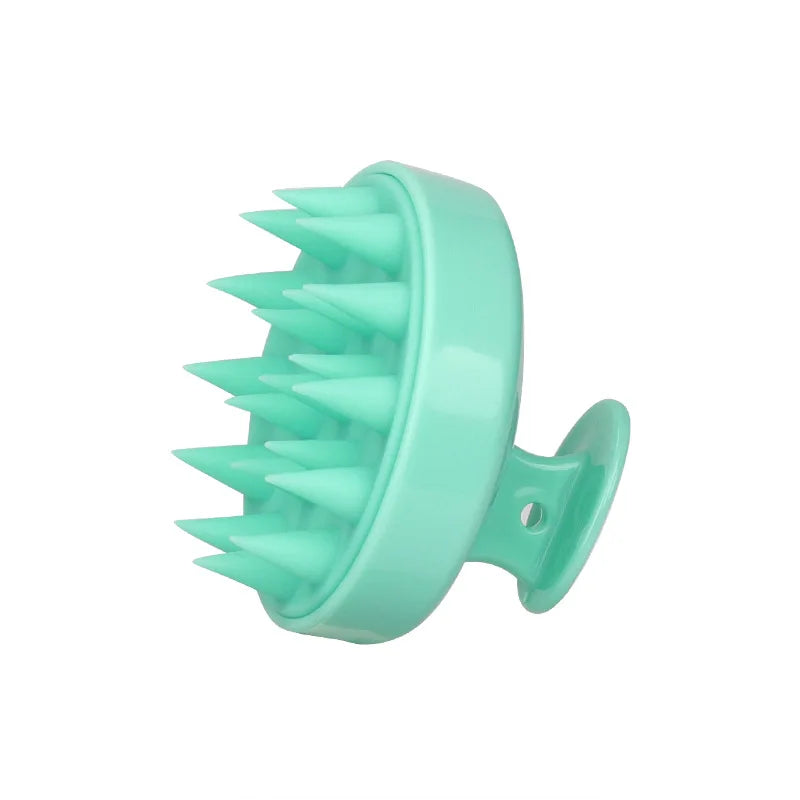 Silicone Shampoo Brush Head Scalp Massage Comb Clean The Scalp Thoroughly Body Massage Brush Bath Brush Salon Hairdressing Tool dylinoshop