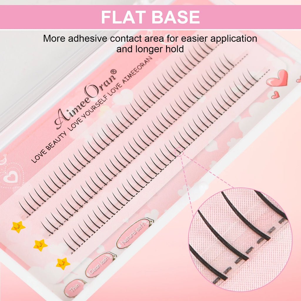 Natural Lower Under Eyelash Easy Grafting Makeup Extension Tools 6mm V-shaped Lower Eyelashes Easy Grafting Makeup Extensions