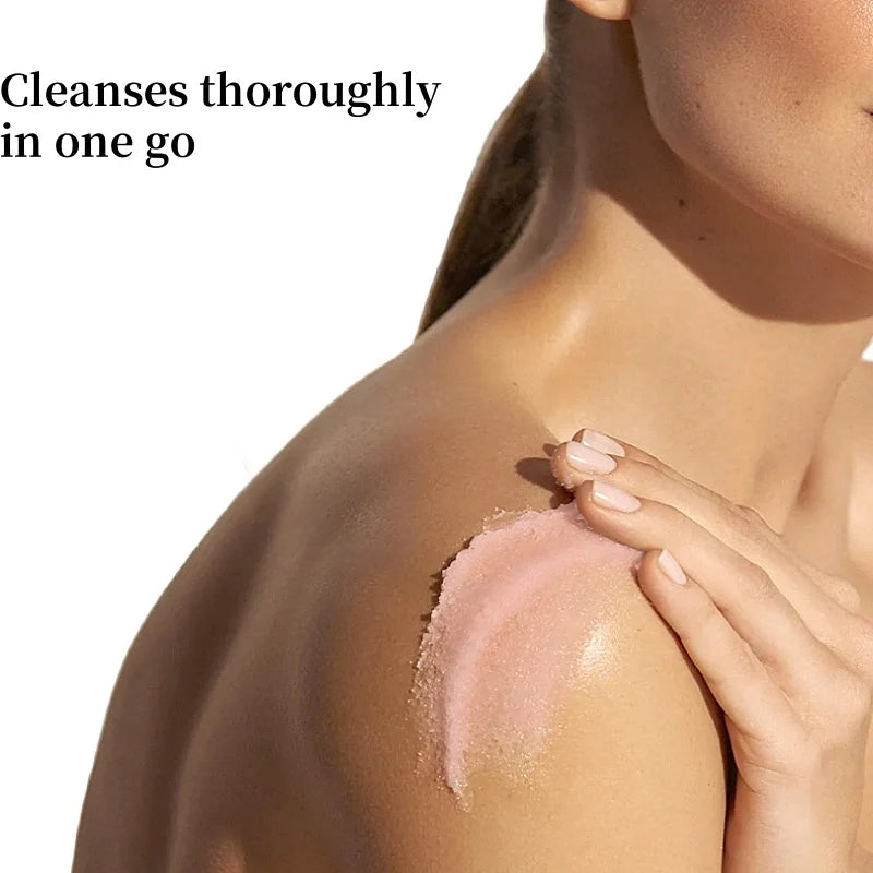 350g Rose Scrub, Rich in Walnut Shell Powder, Rose Extract and Other Skin Care Ingredients, with Gentle and Fine Exfoliating Particles That Deeply Cleanse the Skin, Remove Impurities, Physically Exfoliate, and Leave Skin Feel