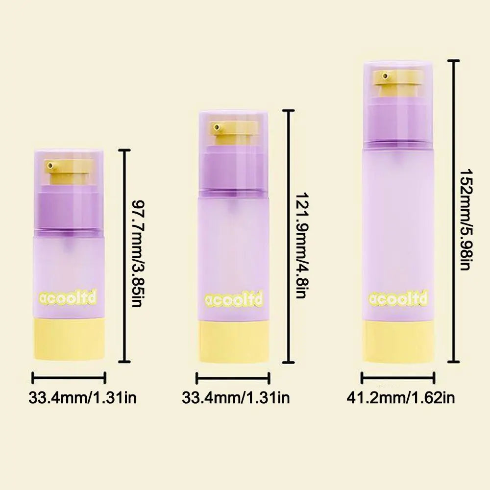 New 30ml/80ml Travel Vacuum Dispensing Bottles Portable Fillable Skincare and Cosmetic container Pump-type Empty Bottles 