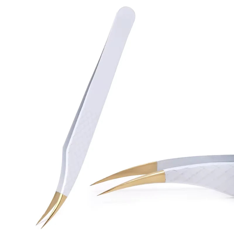 HMQ Beauty Anti-Static Stainless Steel Precision Tweezers dylinoshop
