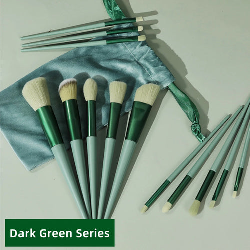 13-Piece Makeup Brush Set with Storage Bag dylinoshop