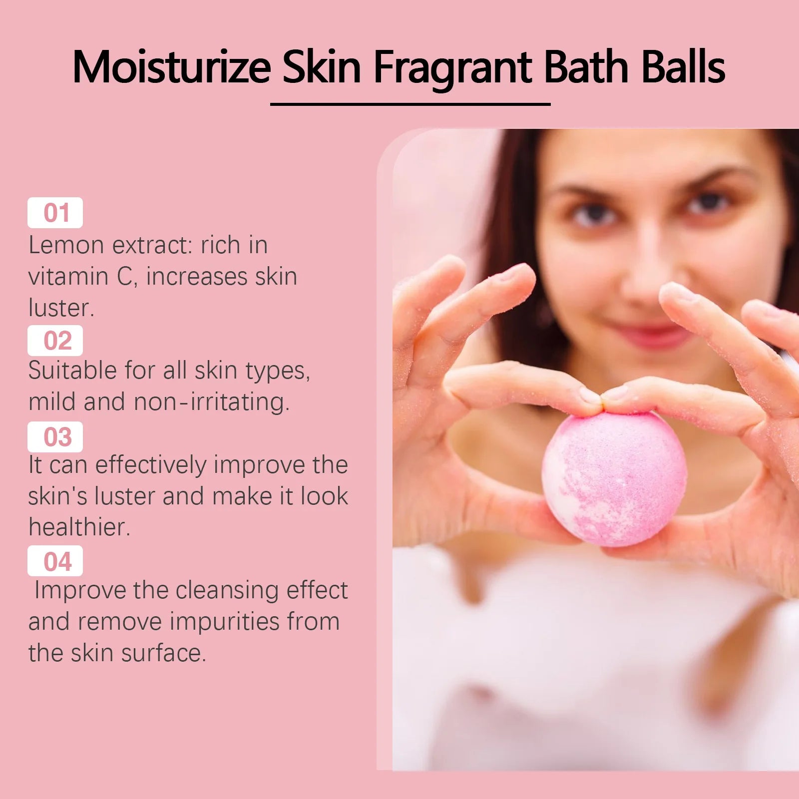 Lavender Bubble Bath Balls Long Lasting Fragrance Improve Exfoliating Foot Odor Cleanse Relax Stress Moisturizing Salt Bath Ball